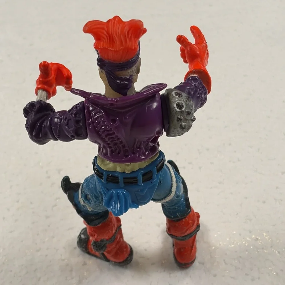 Vintage 1991 Toxic Crusaders BONEHEAD Action Figure Playmates Toys Troma